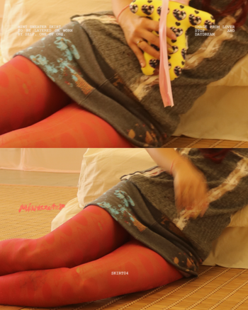 Sweater skirt 06