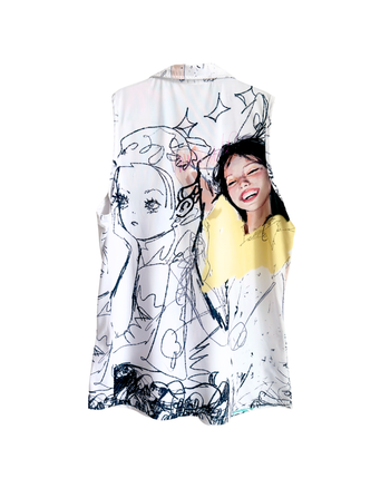 Sleeveless Polo Shirt in Daffodilia