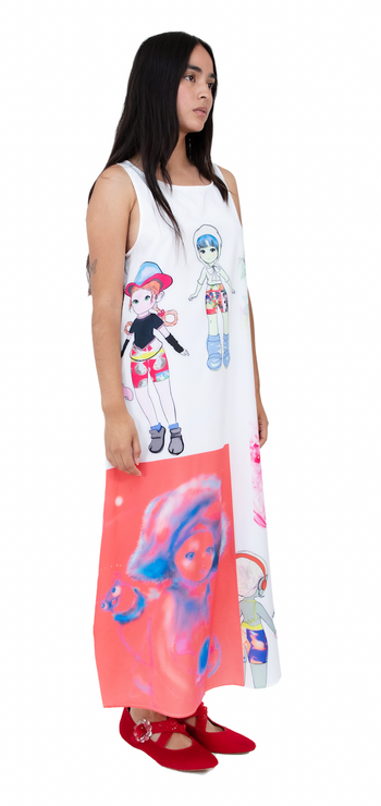 Jackie Postcard Dress