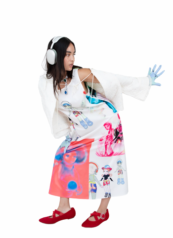 Jackie Postcard Dress