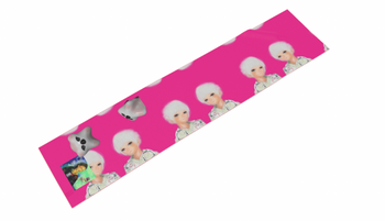 Satin Scarf Bright Pink