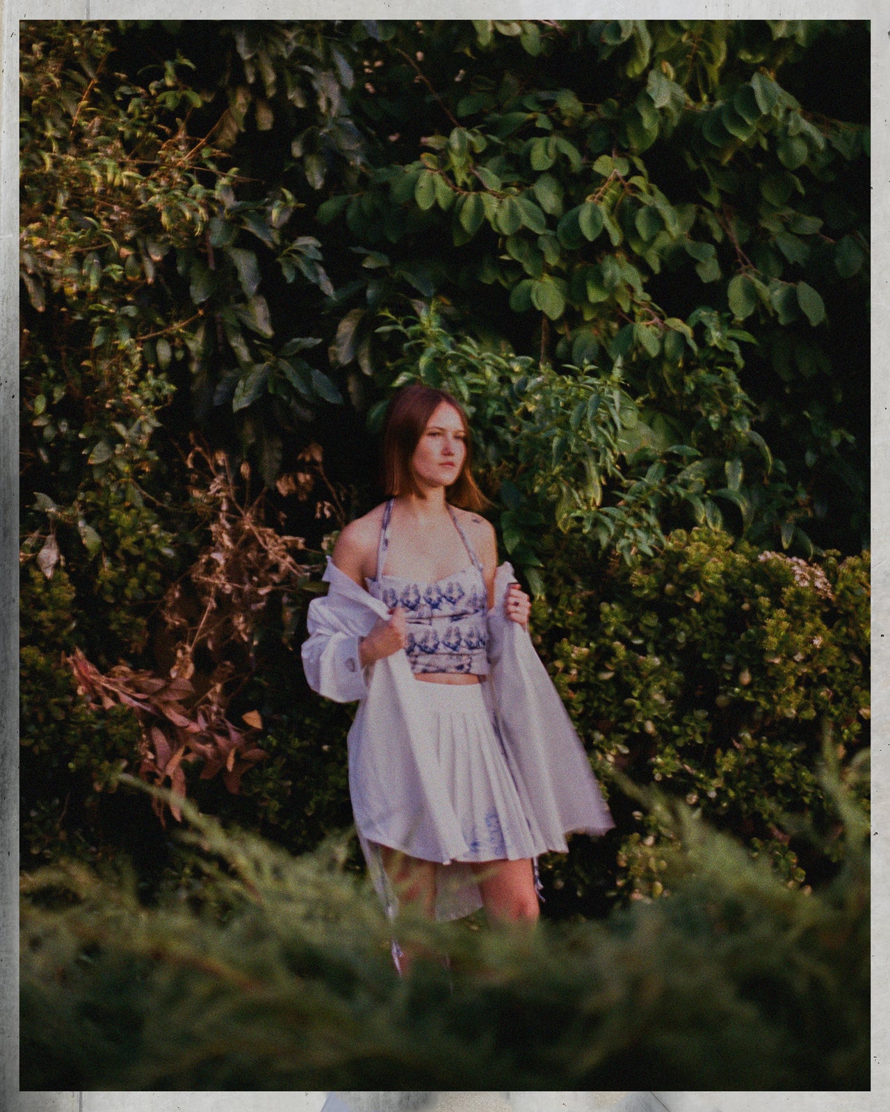 White Bella Skirt with Vihanga