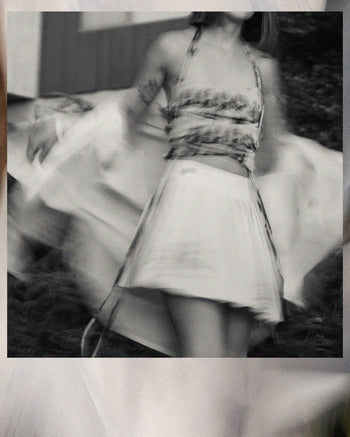 White Bella Skirt with Vihanga