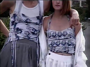 Blue String Top with Vihanga