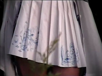 White Bella Skirt with Vihanga