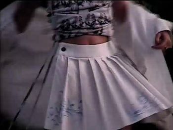 White Bella Skirt with Vihanga